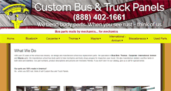 Desktop Screenshot of busandtruckpanels.com