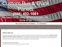 Tablet Screenshot of busandtruckpanels.com